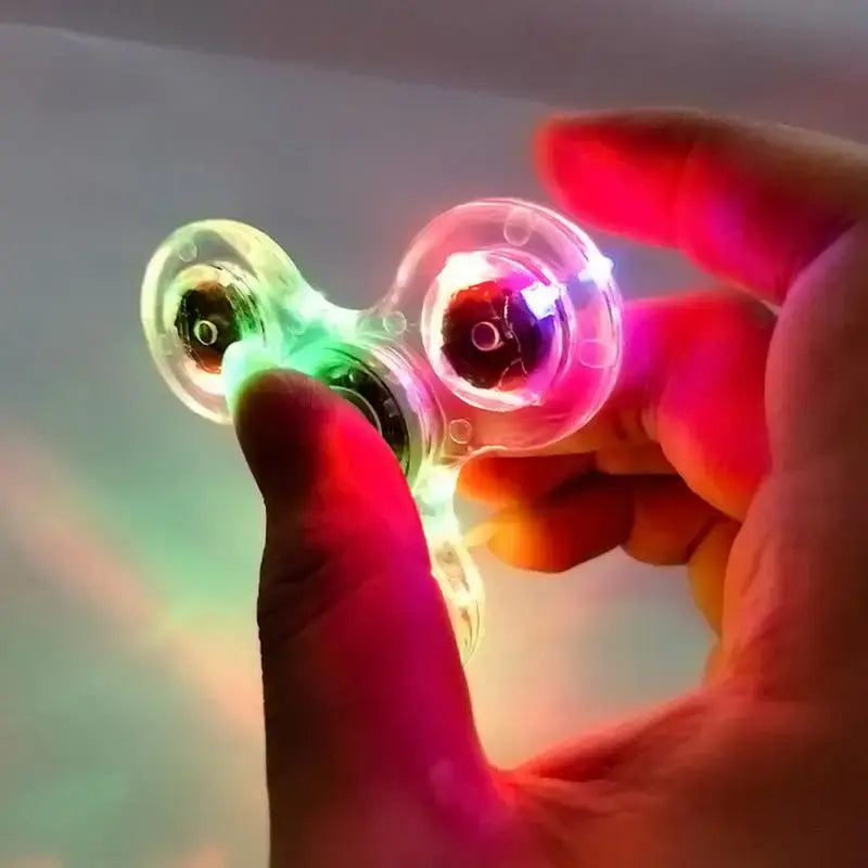 Leuchtender LED-Fidget Spinner